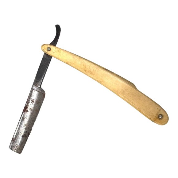 Antique M. Jung No. 80 New York Made In Germany Straight Razor Barber Retro READ - Picture 2 of 8